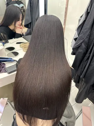 ロング カラー 透明感艶カラー /銀座/佐々木夏泉のヘアスタイル