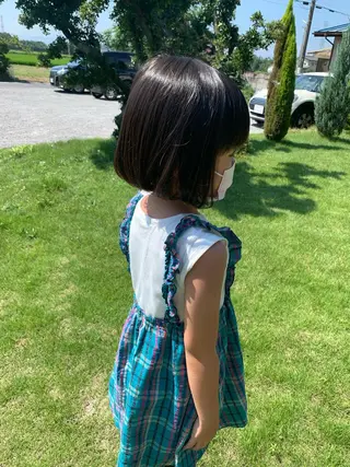 ショート キッズ 佐藤 美咲のヘアスタイル