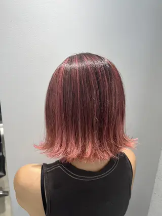 ショート カラー バレイヤージュ茅ヶ崎 オオタ カズキのヘアスタイル