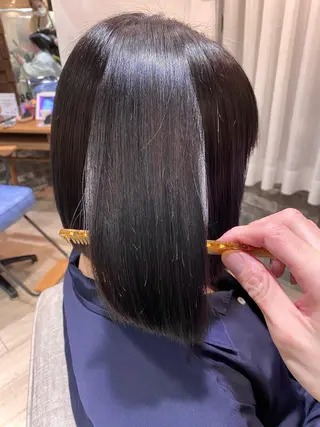 ミディアム masa/ボブ特化/ ぷつっとボブのヘアスタイル