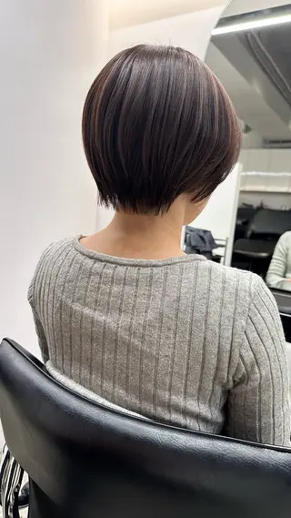ショート あいこ/ハンサム ショート/銀座🌷のヘアスタイル
