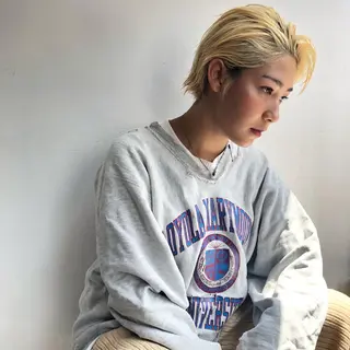 ショート カラー welc所属・マンツーマン/ 藤代拓実のヘアスタイル