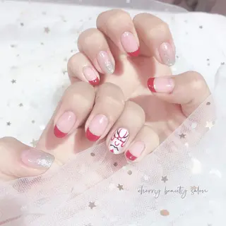 ミディアム SAKURA 🍒のネイルデザイン