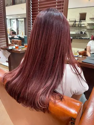 ロング hair make apt mocalabel所属・apt オクムラのヘアスタイル