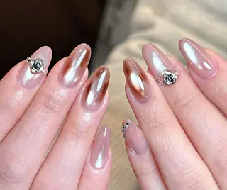 ネイル By moonネイル 🌷ワンホン/韓国風のネイルデザイン