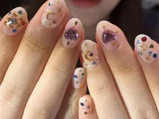 ネイル na🎀🎀na ちゅるちゅるのネイルデザイン