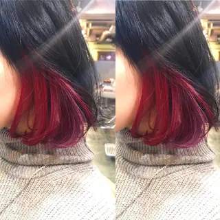 ショート カラー パーマ ヘアアレンジ メンズ キッズ ネイル マツエク・マツパ サロンドミルク 原宿のヘアスタイル