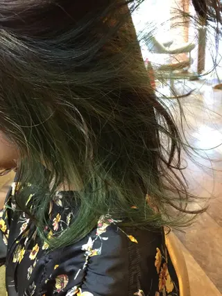 ミディアム カラー 原宿サロン代表 デザインカラー伊藤卓のヘアスタイル