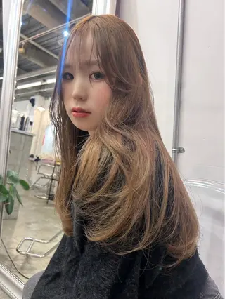 ロング 🐩🎶ルリ/ ハイトーン🍓🪩のヘアスタイル