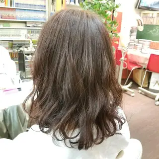 ミディアム カラー 植田 /エクステ /ブリーチ/髪質改善のヘアスタイル