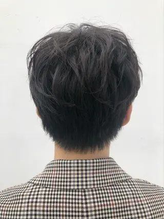 ショート メンズ🍃ナチュラル 韓国風ヘアRENのヘアスタイル