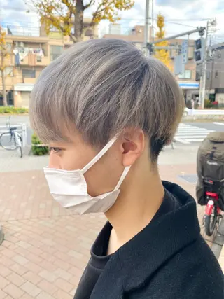 ショート カラー メンズ 森 早希絵のヘアスタイル