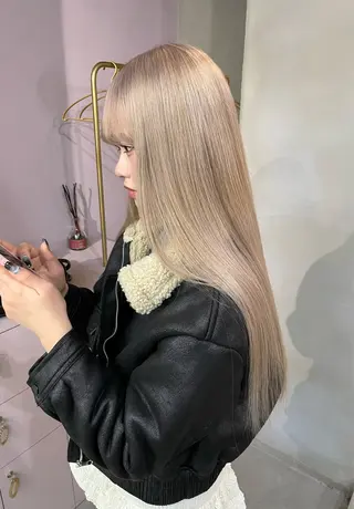 ロング qulim所属・qulim【クリム】 /ハイトーン/海音のヘアスタイル