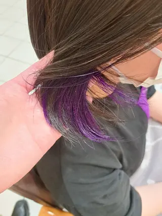 カラー メンズ ヘアメイク  ハイトーン キャロのヘアスタイル