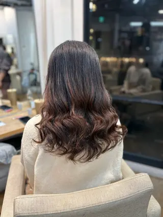 セミロング パーマ BELO/ yuzuのヘアスタイル