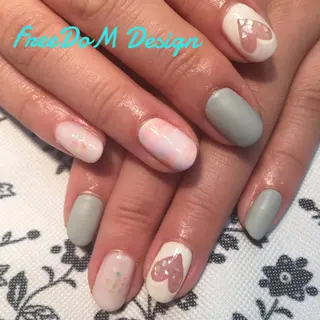 ネイル ＦreeDoＭ   Design所属・W KUMIのネイルデザイン
