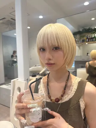 ショート カラー 💎透明感カラー特化 💎TAISEIのヘアスタイル