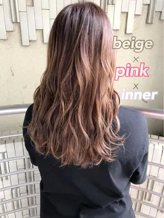 セミロング カラー 🎀トレンドヘア🎀 MIKUのヘアスタイル