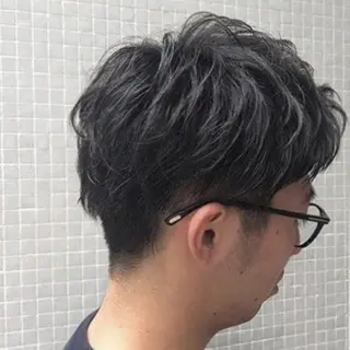 メンズ パーマ ショート 髪質改善サロン🍃 AIRI のヘアスタイル