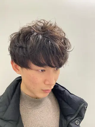 ミディアム 齋藤 大晟のヘアスタイル