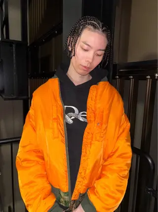 ミディアム ヘアアレンジ メンズ SALOWIN 神宮前５丁目店所属・メンズ/特殊ヘア パーマ🕷️小夏貴也のヘアスタイル