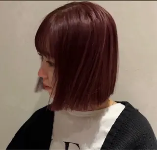 ショート カラー miyu 透明感カラー/パーマのヘアスタイル