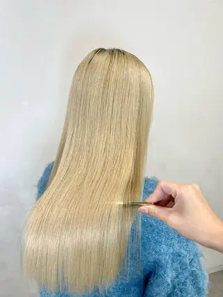 ロング カラー ︎🤎デザインカラー kayanoのヘアスタイル