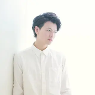 ショート メンズ 透明感カラー/ブリー チ✨駒場　笙のヘアスタイル