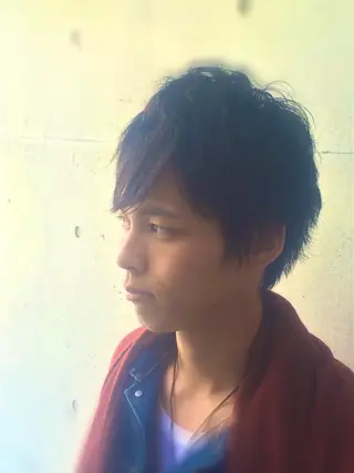 ショート パーマ メンズ 大木 拓瑞のヘアスタイル