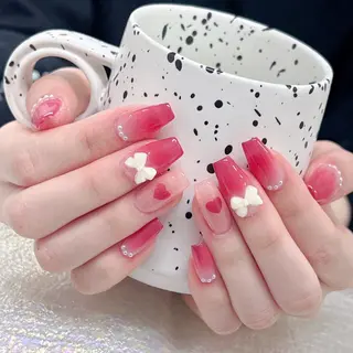 ネイル 長いだし/スカルプ/ パラシェルN.oneのネイルデザイン