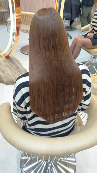 ロング カラー レイヤー❣️縮毛矯正 川村利幸のヘアスタイル