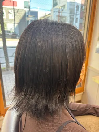 ミディアム ZIPANGU   押上店所属・透明感🫧艶カラー 💎Sayakaのヘアスタイル