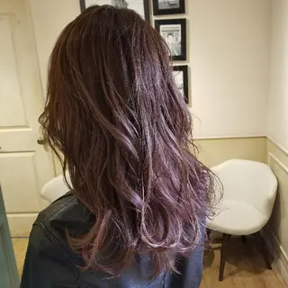 セミロング 顔周りレイヤーカット 髪質改善代表西村功平のヘアスタイル