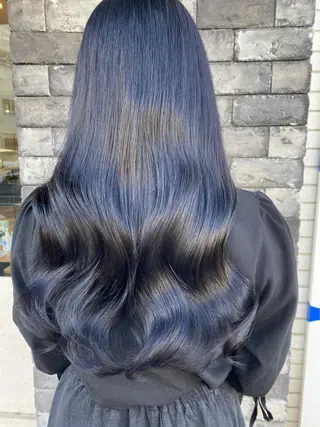 セミロング カラー パーマ どんな髪も綺麗に✨ 髪質改善×縮毛矯正のヘアスタイル