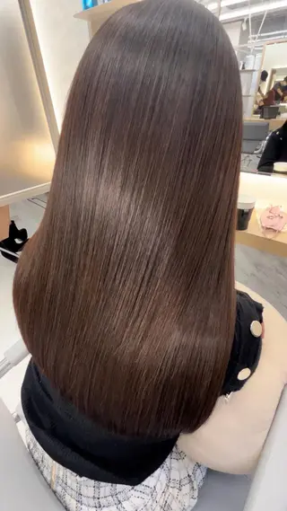 ミディアム カラー BEKKAN by youres hair所属・髪質改善 永田零亜のヘアスタイル