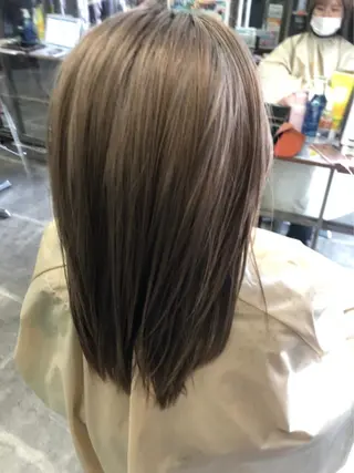 セミロング カラー 渡辺恵子 アイブロウ✨の眉毛・アイブロウイメージ