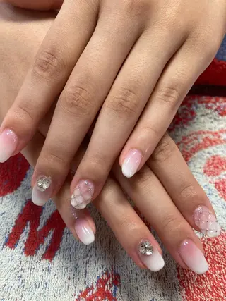 ヘアアレンジ ネイル rukianail 新里のネイルデザイン