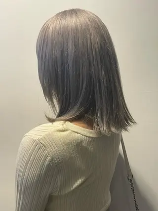 セミロング ハラダ リョウセイのヘアスタイル