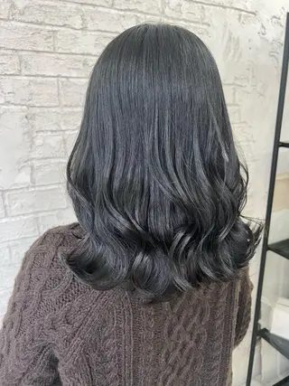 ミディアム カラー エクステ＆艶カラー 🎀YURINA🎀のヘアスタイル