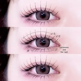 マツエク・マツパ eyelist SARA🎀のマツエク・マツパデザイン