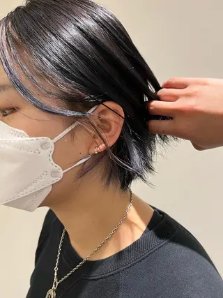 ショート カラー マツモト カラー/ショートボブのヘアスタイル