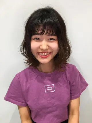 ミディアム カラー 寺内 紳悟のヘアスタイル