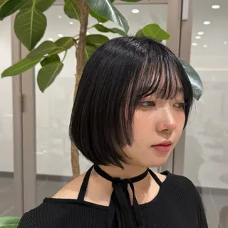 ショート カラー 韓国レイヤー｜ 透明感カラー｜ココナのヘアスタイル