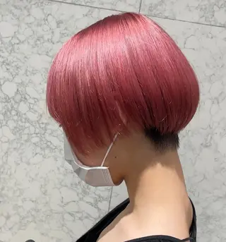 ショート カラー パーマ ヘアアレンジ メンズ キッズ ネイル マツエク・マツパ 髪質改善🇰🇷 レイヤーカット/梅田のヘアスタイル