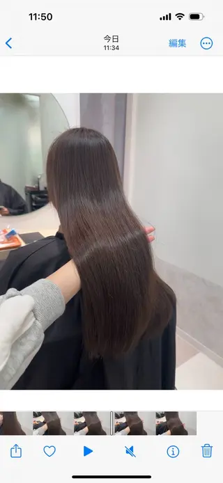 ロング 山本 紗代のヘアスタイル