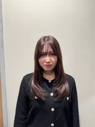 セミロング 美容室MOMO 柏所属・🦄心でカット🦄 🌈まさきうらん🌈のヘアスタイル