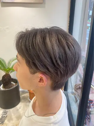 カラー メンズ 🌴パーマオタク🌴 長谷川　諒佑🌈のヘアスタイル