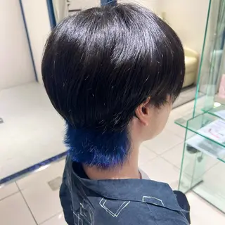 ショート カラー メンズ あおう あすかのヘアスタイル