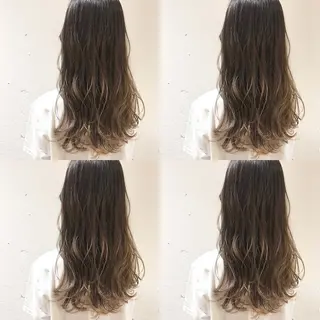 セミロング 韓国ヘア 山本勝志のヘアスタイル