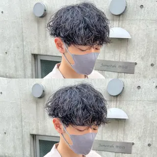 ショート パーマ ヘアアレンジ メンズ メンズパーマの達人 🌟川内絵人のヘアスタイル